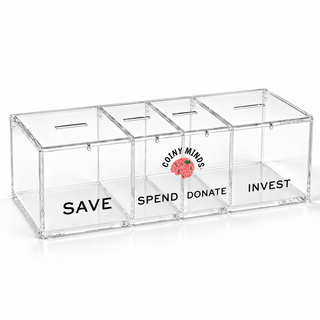 Banks the Pig clear acrylic money bank